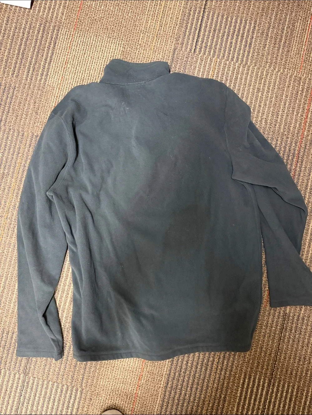 🩶 The North Face Men’s Slate Grey Half-Zip Fleece Pullover Perfect 🩶